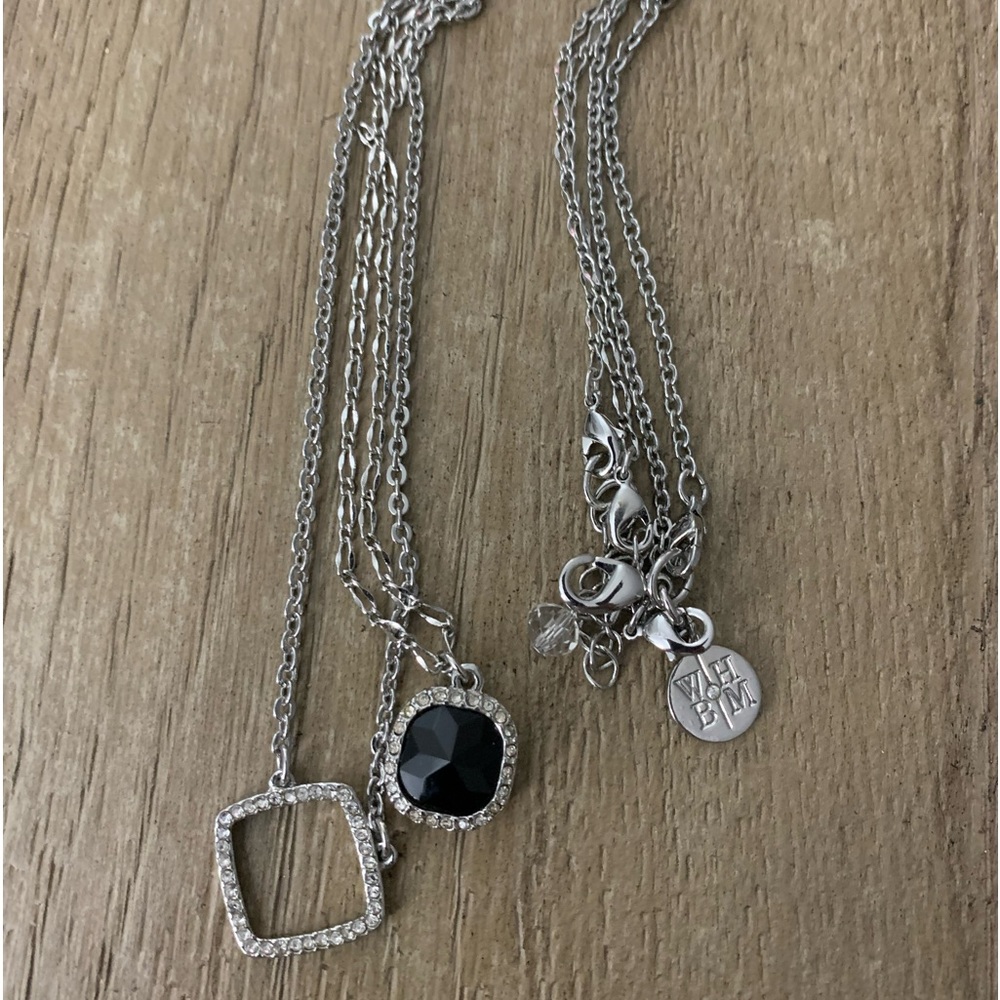 Reduced! Silver Double necklace